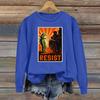 Women's Fashion Daily Versatile Casual Sweatshirts Long Sleeve Round Neck Top Sweatshirts
