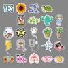 50 Cartoon VSCO Style Waterproof Stickers for Suitcases, Notebooks & Journals - Small Gifts & Stationery