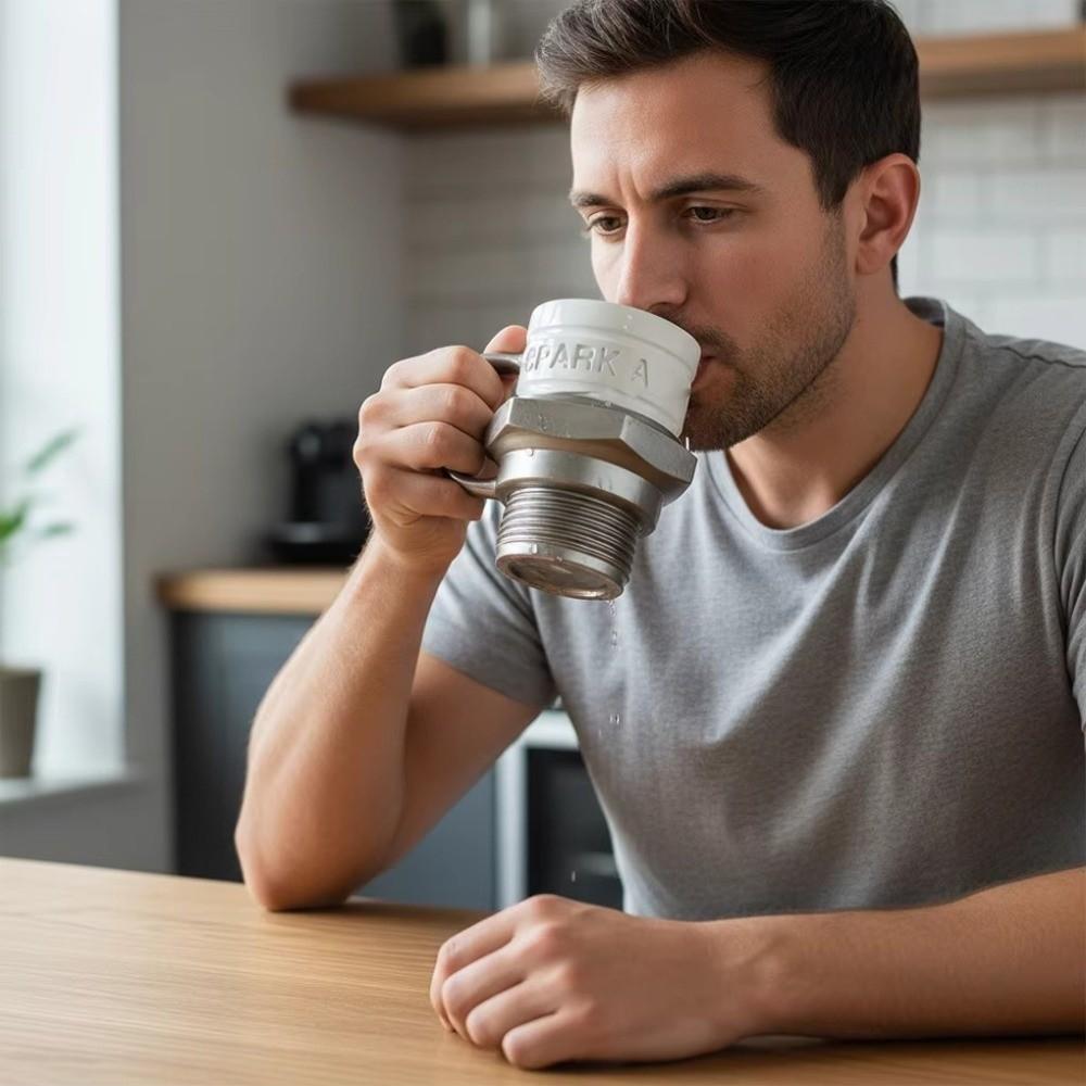 Auto-Zündkerzen-Tasse Lustige Trinktasse Kaffeetasse Tasse mit Automobil-Thema Auto-Enthusiast