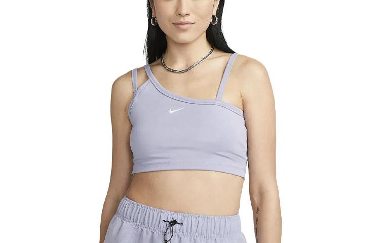 Nike Tank Tops Women s Indigo Mist Asymmetrical Shoulder DV7926-519 S