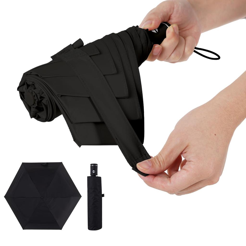 RUBKA Folding Shape Full UV Automatic Suitable for Sun and Rain 3-Second Umbrella, Memory, Lightweight, Blackout, Protection, Open/Close, Foldable,