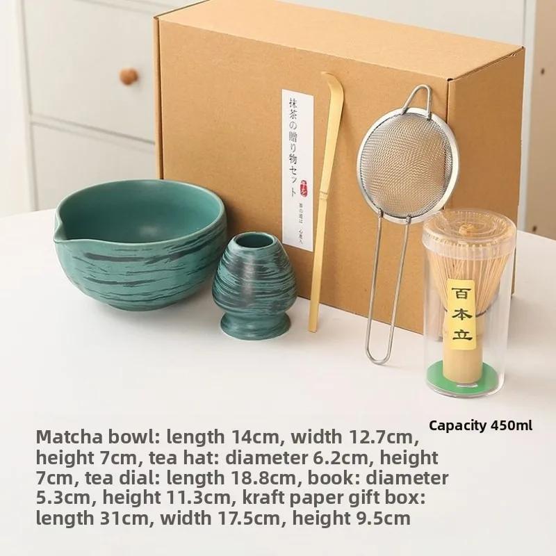 Japanese Matcha Whisk Stand Tea Ceremony Matcha Bowl Bamboo Whisk Grinder Brushes Tea Tools Holder Tea Accessories Teaware