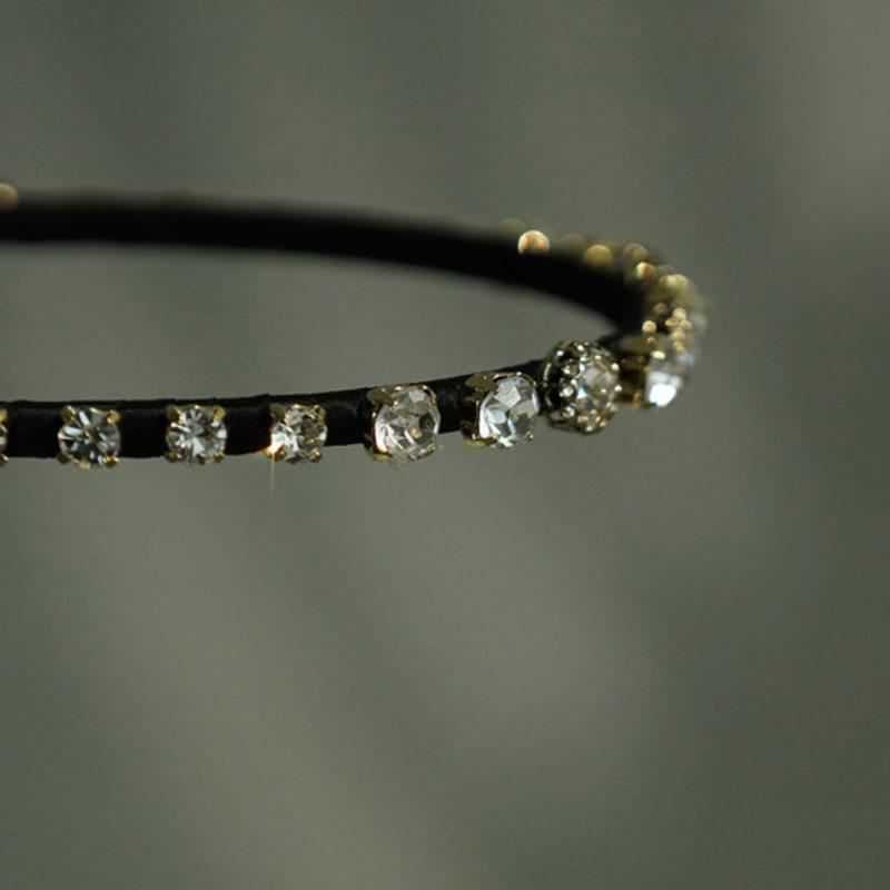 LUDE Minimal Crystal Hairband