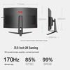 HKC 31.5-inch 2K 170Hz Curved Gaming Monitor CN plug (adapter included)
