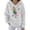 Women's Christmas  Hoodie Funny Cute Christmas Holiday Sweatshirt Pullover