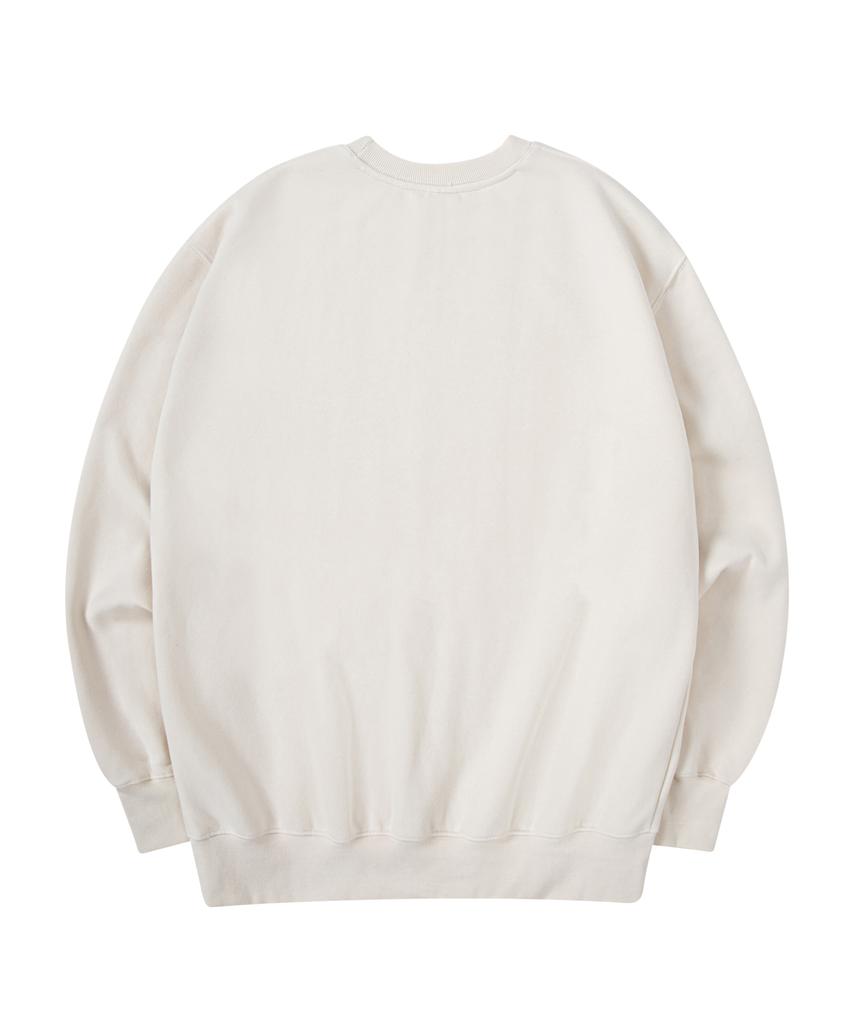 RADINEO Fluffy Heart Bear Sweatshirt Cream
