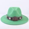 Popular European and American Classic Simple Flat-brimmed Top Hat Men's and Women's Fashionable and Elegant Versatile Jazz Hat Top Hat