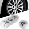 4 Peças Calotas Centrais de Roda de Alumínio Estilo Carro Adesivos Para C4 C3 Xsara C-Elysee C5 C1 DS DS3 DS5 DS4 Jumper Picasso