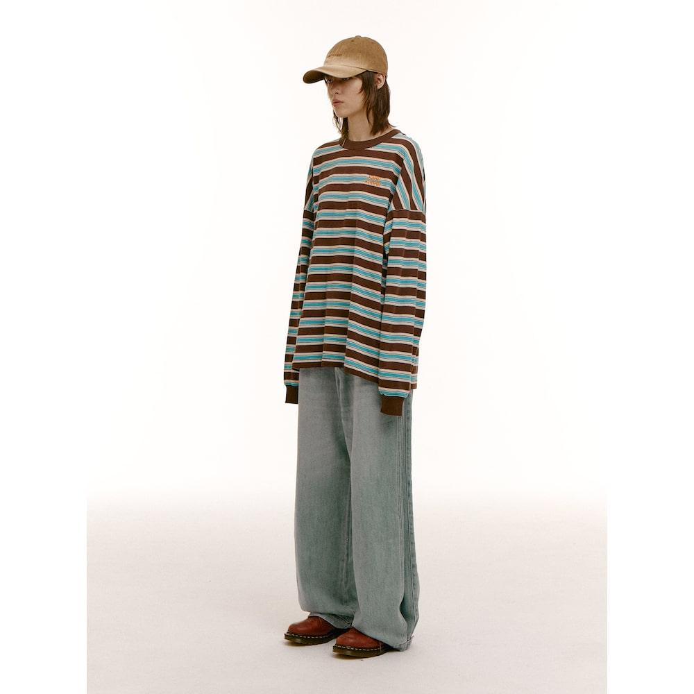 Saendeusaundeu (Unisex) Overduck Washed Ball Cap Yellowish Brown