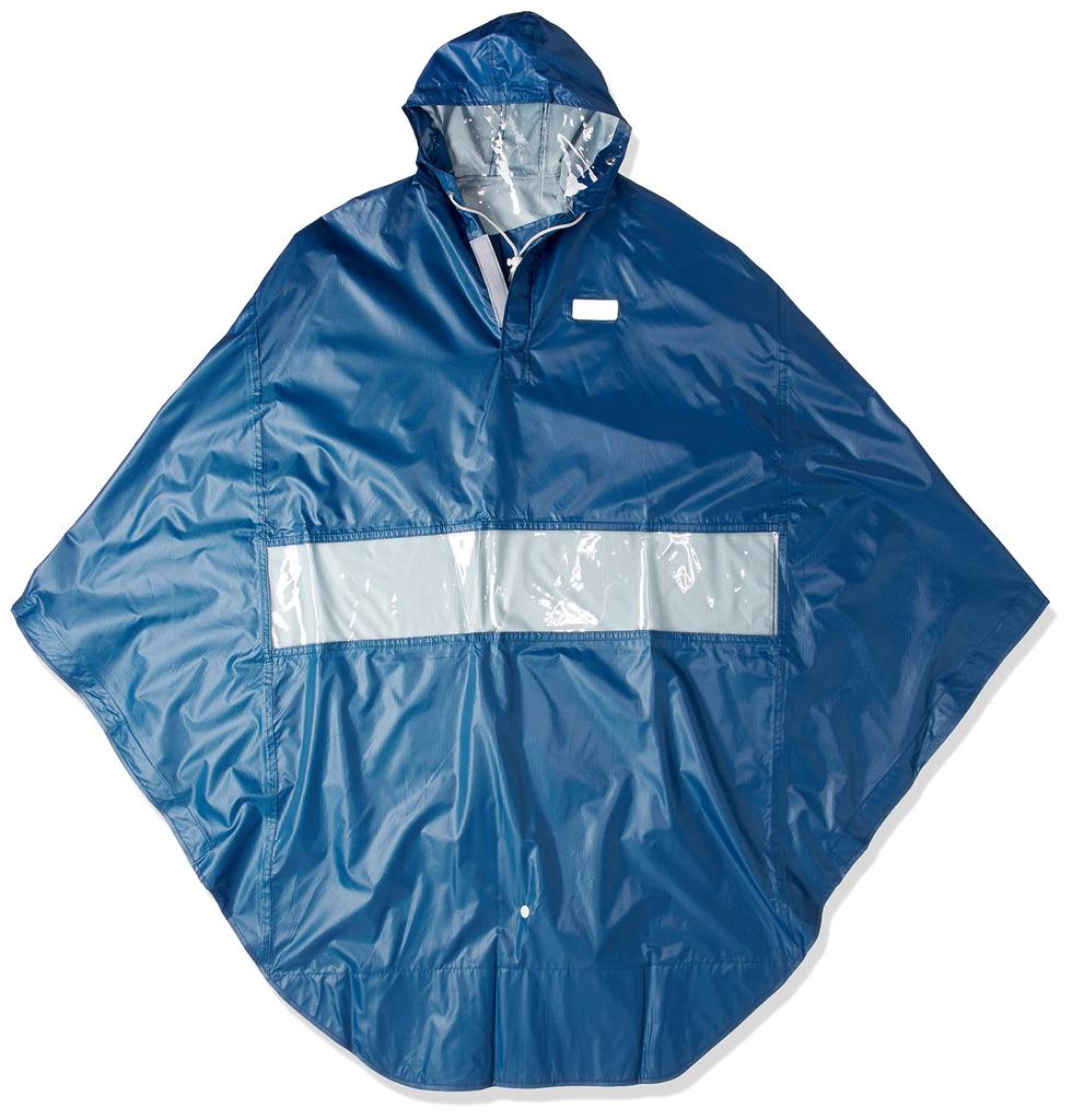 Sagizaka Windowed Free 76557 Poncho, Blue, Size,