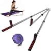 Máquina de estiramiento de piernas con 3 barras ajustable, dividida, de acero inoxidable, para el hogar, yoga, baile, ejercicio, equipo de entrenamiento de flexibilidad