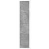 Pharmacy Cabinet Concrete Grey 30x41x144.5 cm Particleboard