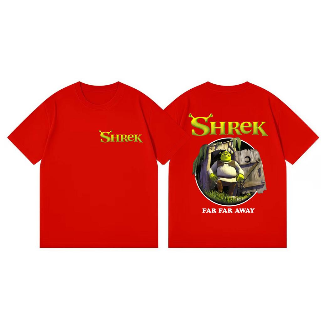 Shrek Far Far Away Funny Meme Tshirt Unisex Women High Quality Fashion Oversized Tshirts Summer Casual Loose 100cotton T Shirts