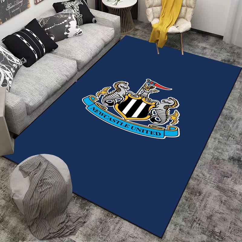 "Blue Carpet with Newcastle United Logo for Bedroom or Living Room" Suitable for use as an anti-slip for living room bedroom sofas