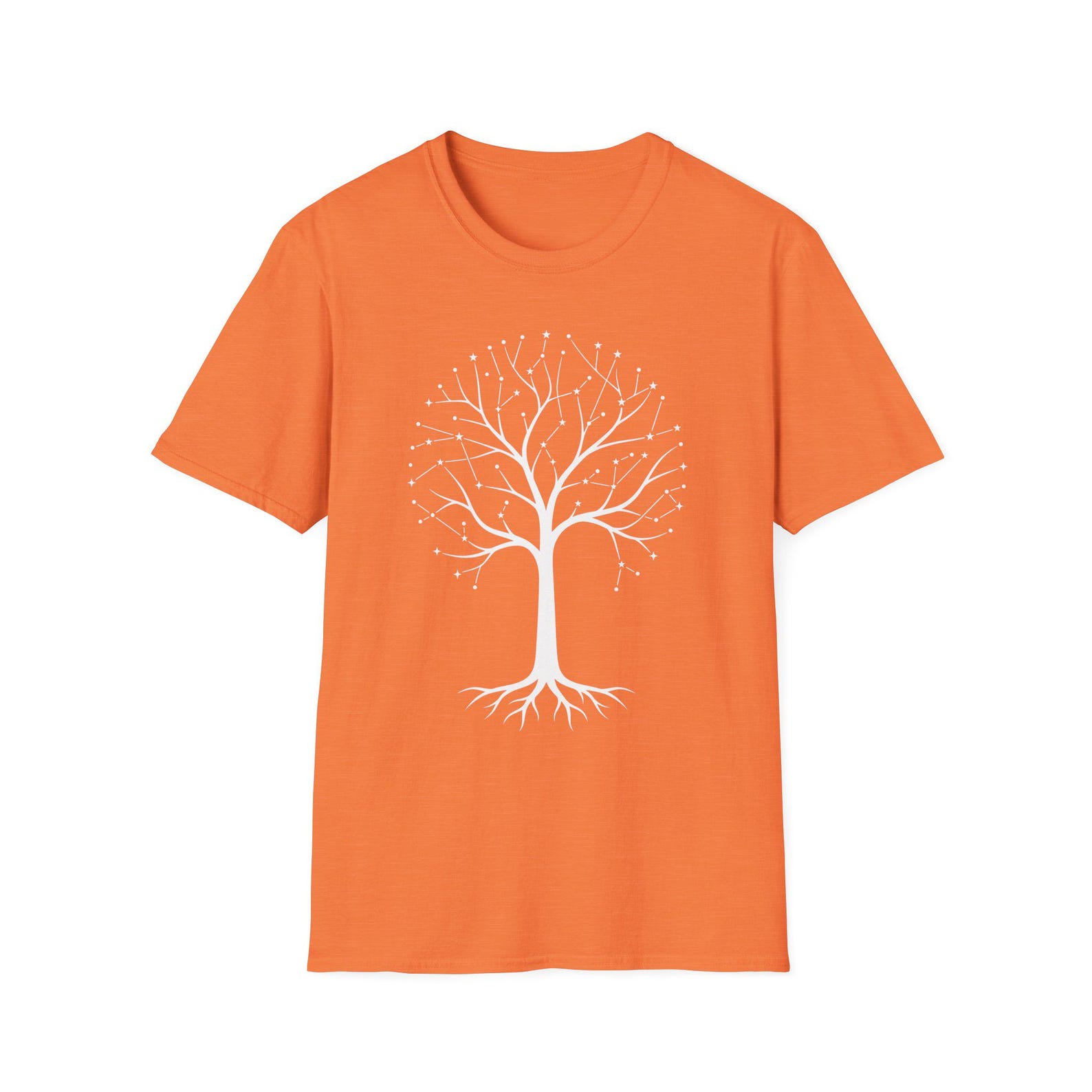 Celestial Tree of Life T-Shirt | Constellation Botanical Tee | Mystical Nature Graphic Shirt S