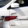 Metalowa Naklejka 3D Chromowana Emblemat Karoserii Samochodu Emblemat Bagażnika Stylizacja Samochodu Dla Mitsubishi Lancer ASX Mirage Pajero-Sport Xpander Attrage