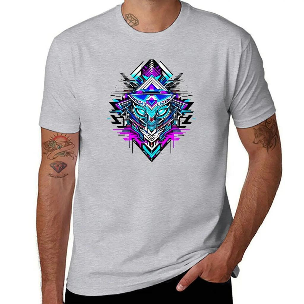 Folklore Nordic Tribal Metalworks T-shirt oversized summer clothes Blouse designer t shirt