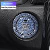 Adecuado Para Mercedes-Benz BMW Coche Arranque con Una Llave Anillo Decorativo Adhesivos Decorativos de Botón de Cristal Diamante Decoración de Coche