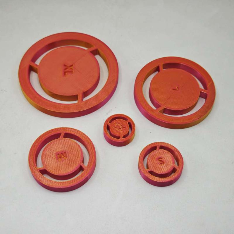 Pottery Foot Ring Trimming Template 5 Sizes Non-Stick Clay Mold for Home Studio DIY Ceramic Craft Making Supplies