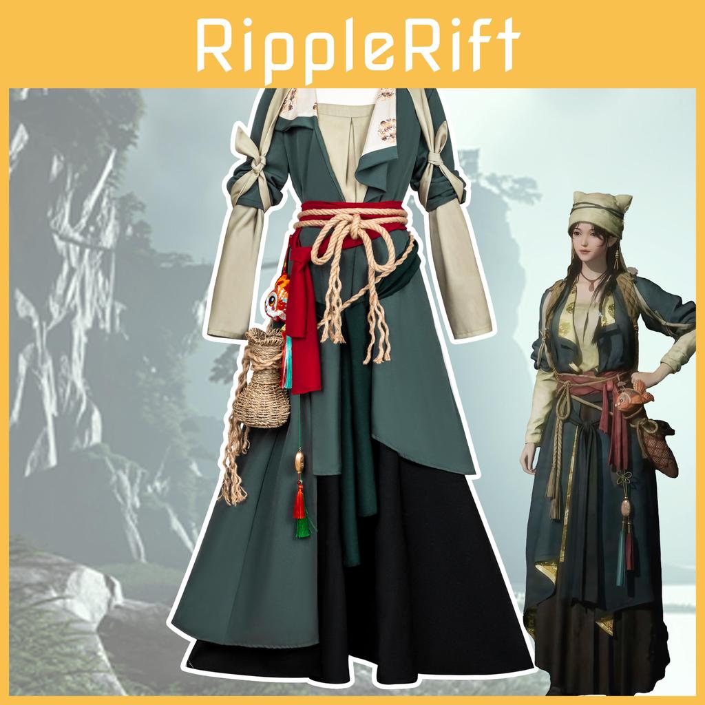Chinese Style Anime Cosplay Costume Artistic Retro Polyester Gaming Convention Role Play Apparel