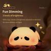 Led Panda Night Light Lamp Kawaii Animal Cartoon Nightlight for Kids Bedside Bedroom Living Room Decorative Christmas Toys Gift