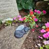 Home Garden Garden Art Sculpture Pet Memorial Statue Ornament Memorial Pet Cat Statue