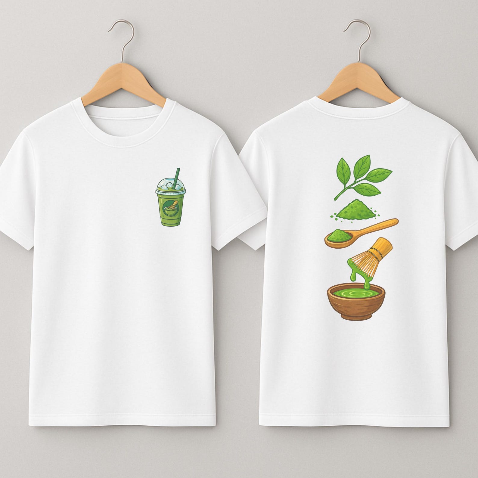 Matcha Lover T-Shirt – Aesthetic Tea Shirt – Cute Green Tea Graphic Tee – Funny Foodie Shirt – Plant Based Gift 2XL
