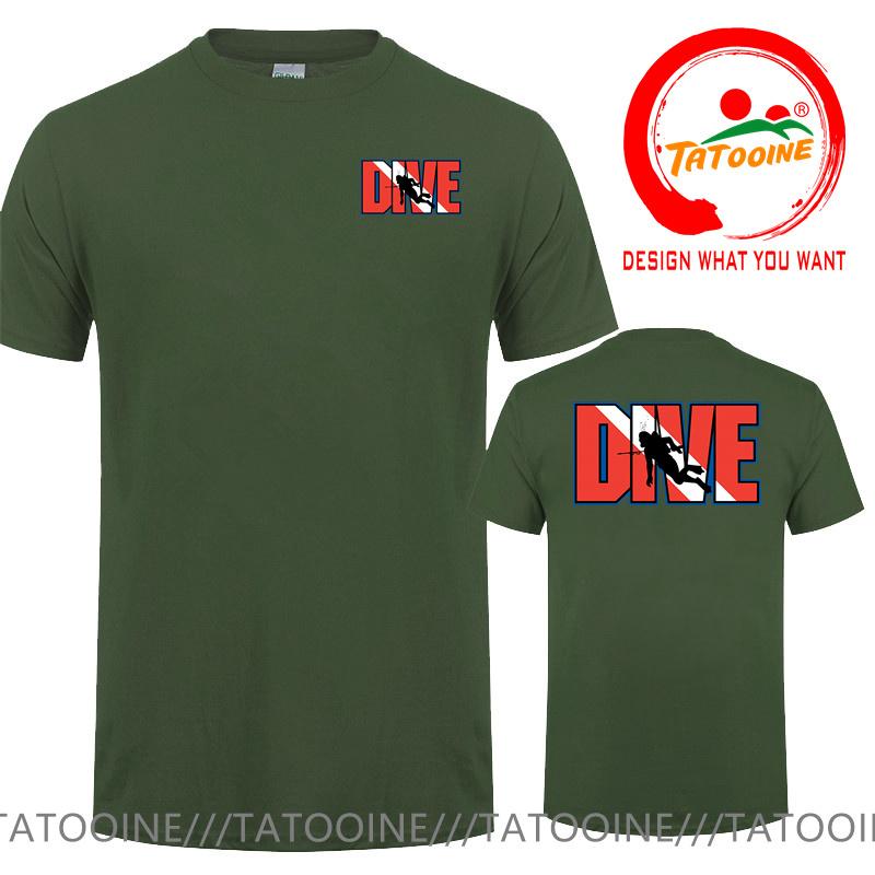 Awesome Scuba Drive Tshirts Unisex Streetwear T Shirt Scuba Diver Ocean Diving Tshirt Diver Gift Tshirt Cotton Tee Top Clothing