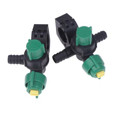 1Pc External Thread Agricultural Sprayer Fan Shaped Spraying Adjustable Nozzle For Agriculture Tubing Garden Irrigation