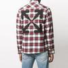 Off-White Check Arrow Flannel Shirt Red Men Tops OMGA133R21FAB0022500