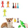 Squeaky Rubber Chew Toy Bite Resistant Sound Dog Toy Reusable Latex Dog Toy Small Medium Large Dog