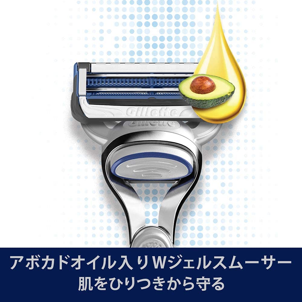 Gillette SkinGuard Manual Set 2 replacement Gillette and 1 Replacement Blade (with blades) - Includes SkinGuard, Stand,