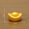 New Year's Wealth-attracting Golden Large Medium and Small Ingots Decorative Accessories Mini Desktop Miniature Ornaments