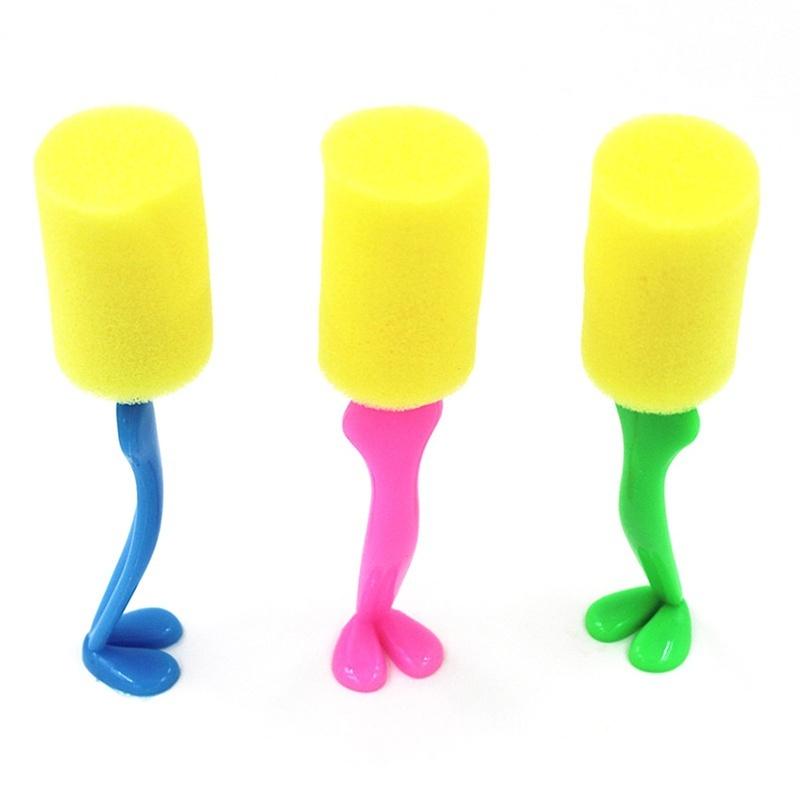 1pc Sponge Bottle Cup Brush Glass Tube Cleaning Washing Kitchen Handle Cleaner