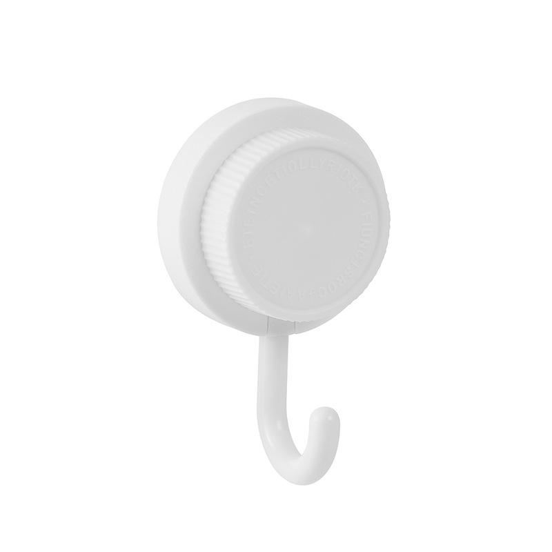 Strong Load-Bearing Rotating Suction Cup Hook for Bathroom and Kitchen - No-Drill Seamless Adhesive Solution