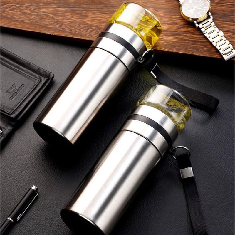 316 Stainless Steel Glass Tea Infuser Thermos Bottle