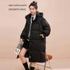 Women's Long Hooded Puffer Down Jacket