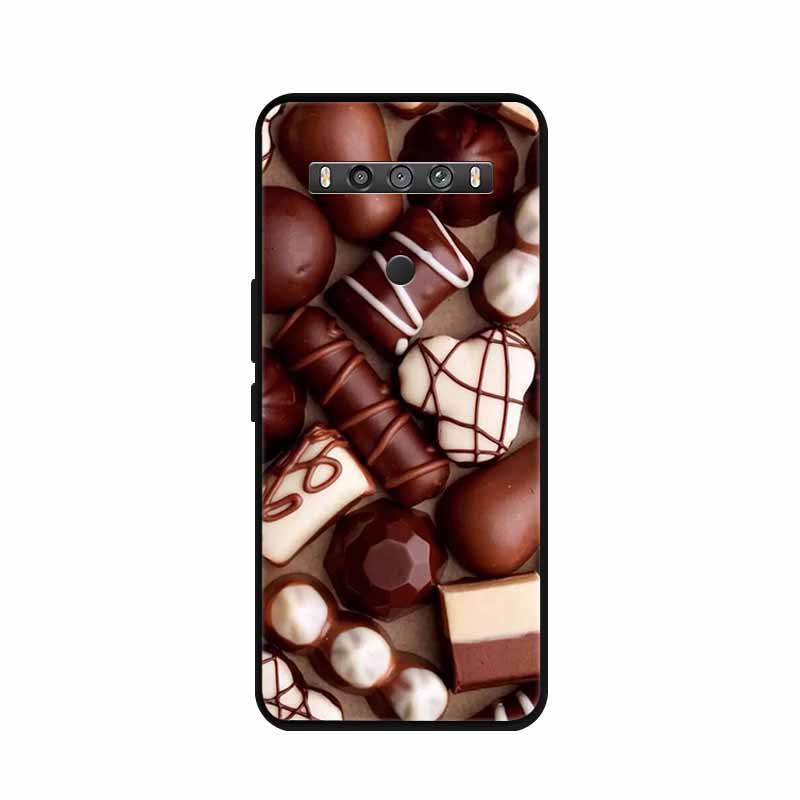 For TCL 10 5G UW Case Animals Silicone TPU Soft Cover Phone Coque For TCL 10 SE TCL10 5G UW Capa Shockproof Cartoon Wolf Funda