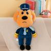 Safety Sheriff Labrador Doll Plush Toy Fan Gift Ornaments Home Pillow