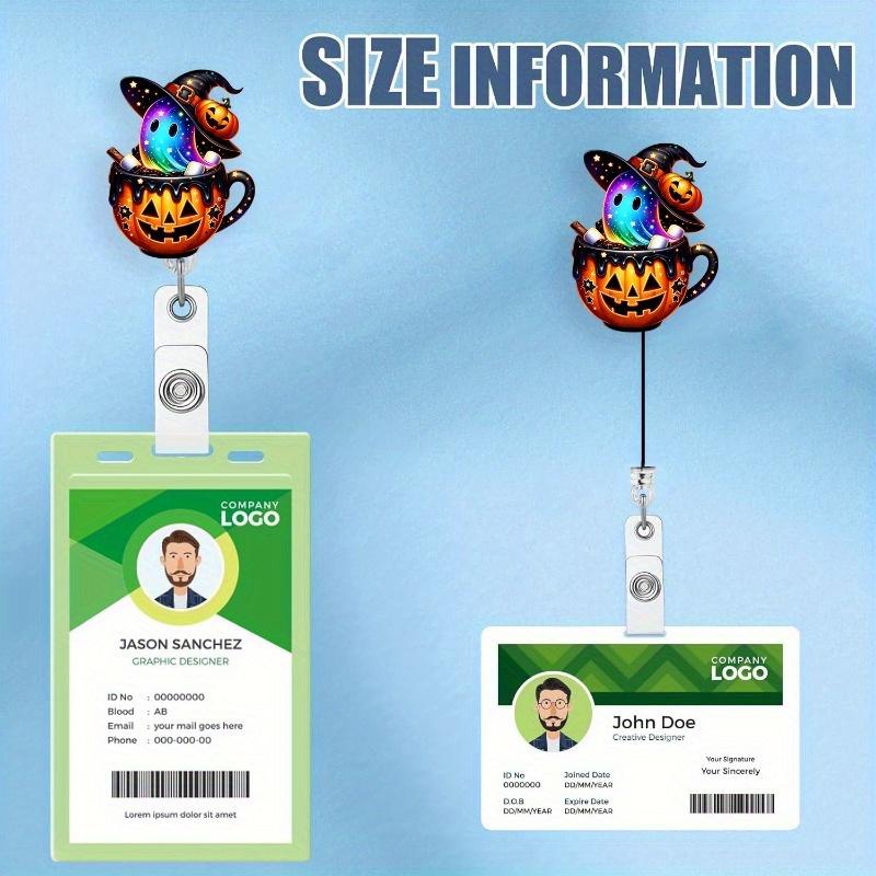 Cute Shark Badge Scroll with Halloween Skull Bat Design. Perfect for Nurses, Doctors, and Night Shift Staff.