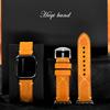 Apple Strap Apple Iwatch7 SE 6 5 4 Genuine Leather First Layer Stainless Steel Pin Buckle Leather Strap Men