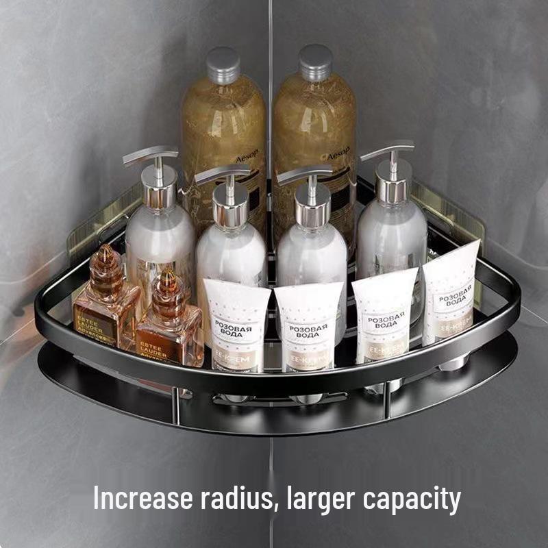 New Punch-Free ABS Wall-Mounted Bathroom Storage Rack