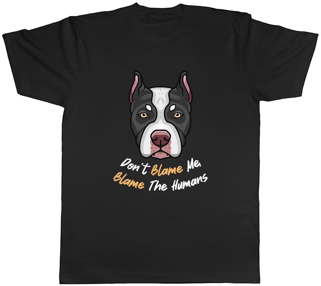 Bully XL Pitbull Unisexs TShirt Dont Blame Me Blame the HuUnisexs Tee Gift