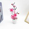 Prunus Realistic Plastic Mume Plant Bonsai Living Room And Office Decorations