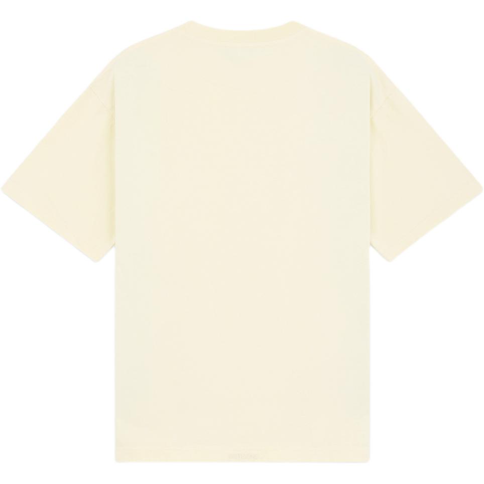 WE11DONE Cartoon Pattern Printed Round Neck Short Sleeve T-Shirt Unisex Tops Off-White WD-TT3-24-752-U-BG