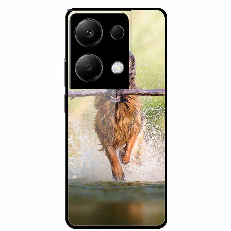 Redmi NOTE 13 PRO 4G Case with Tempered Glass & Aesthetic Color Painting