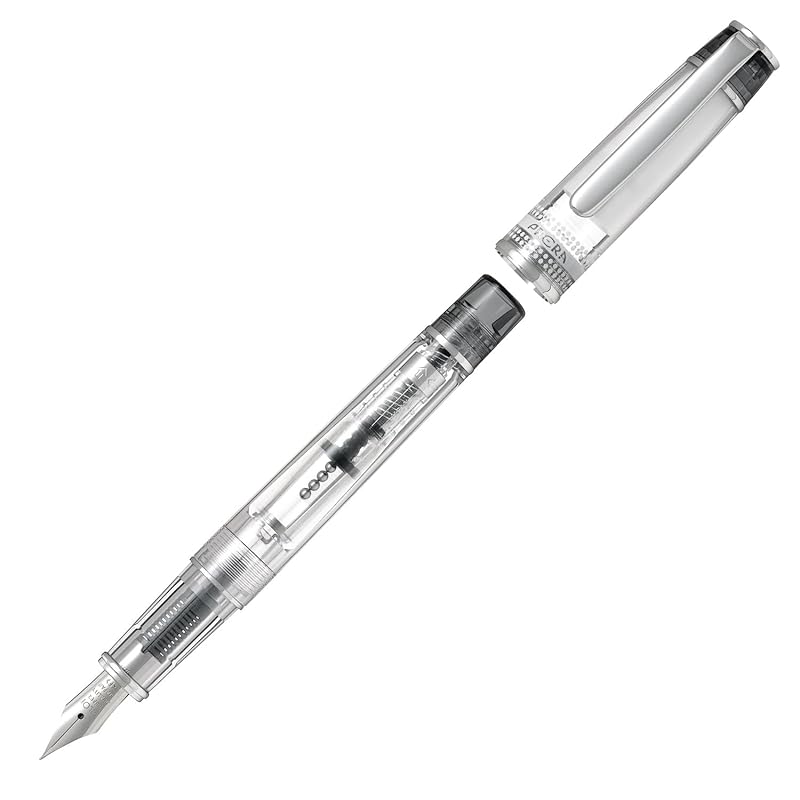 

pilot fountain pen Prera color encounter fine print transparent black FPRN350R-TBF
