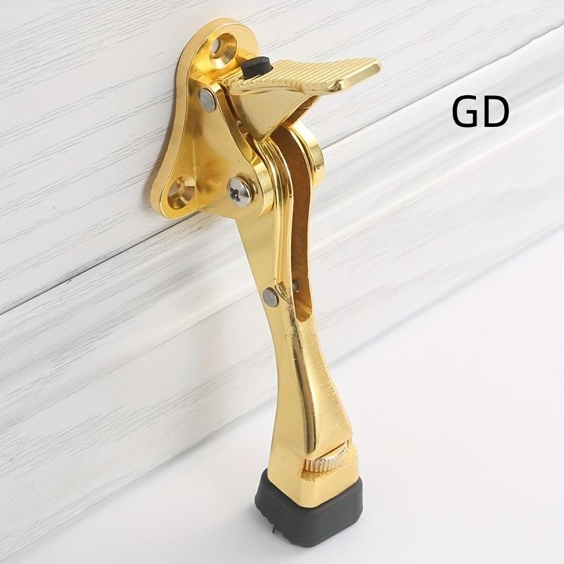 Thick Adjustable Rubber Door Stopper - Three Holes on The Bottom for Fixing - Prevent Wear and Impact on The Door Top