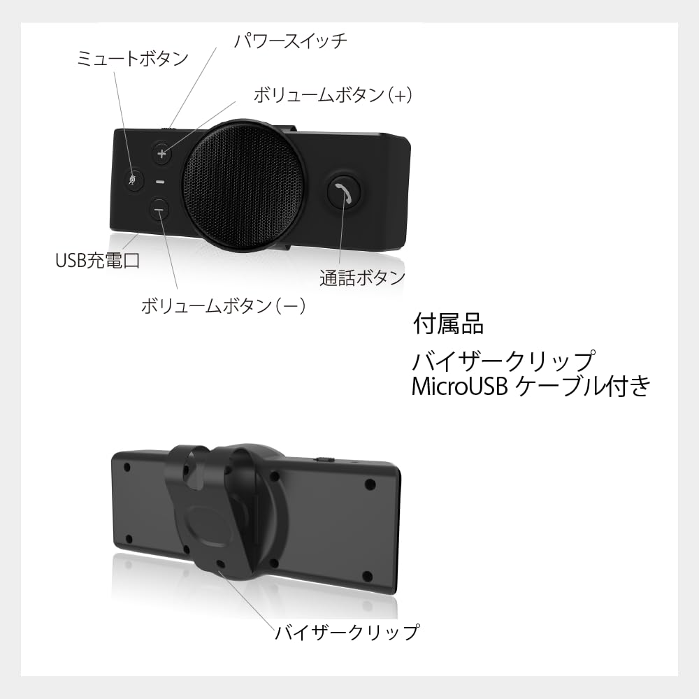 Arcs Hands Free Kit with Sun Visor Mount