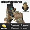 Touch Screen Cycling Gloves PU Leather Tactical Airsoft Hunting Shooting Hiking Bicycle Outdoor Sport Riding Bike Protective Men
